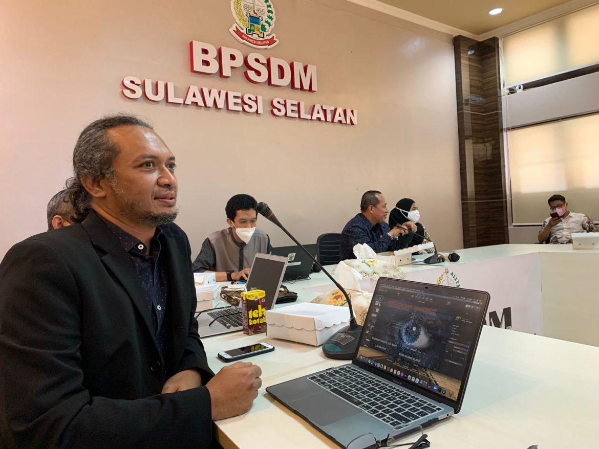 Dosen Informatika AKPRIND Menjadi Narasumber Dalam Focus Discussion Group (FGD) di BPSDM Sulawesi Selatan